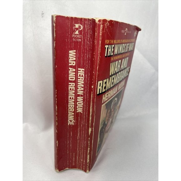 War and Remembrance Military Vintage Paperback Book Herman Wouk Pocket Book - Picture 2 of 12